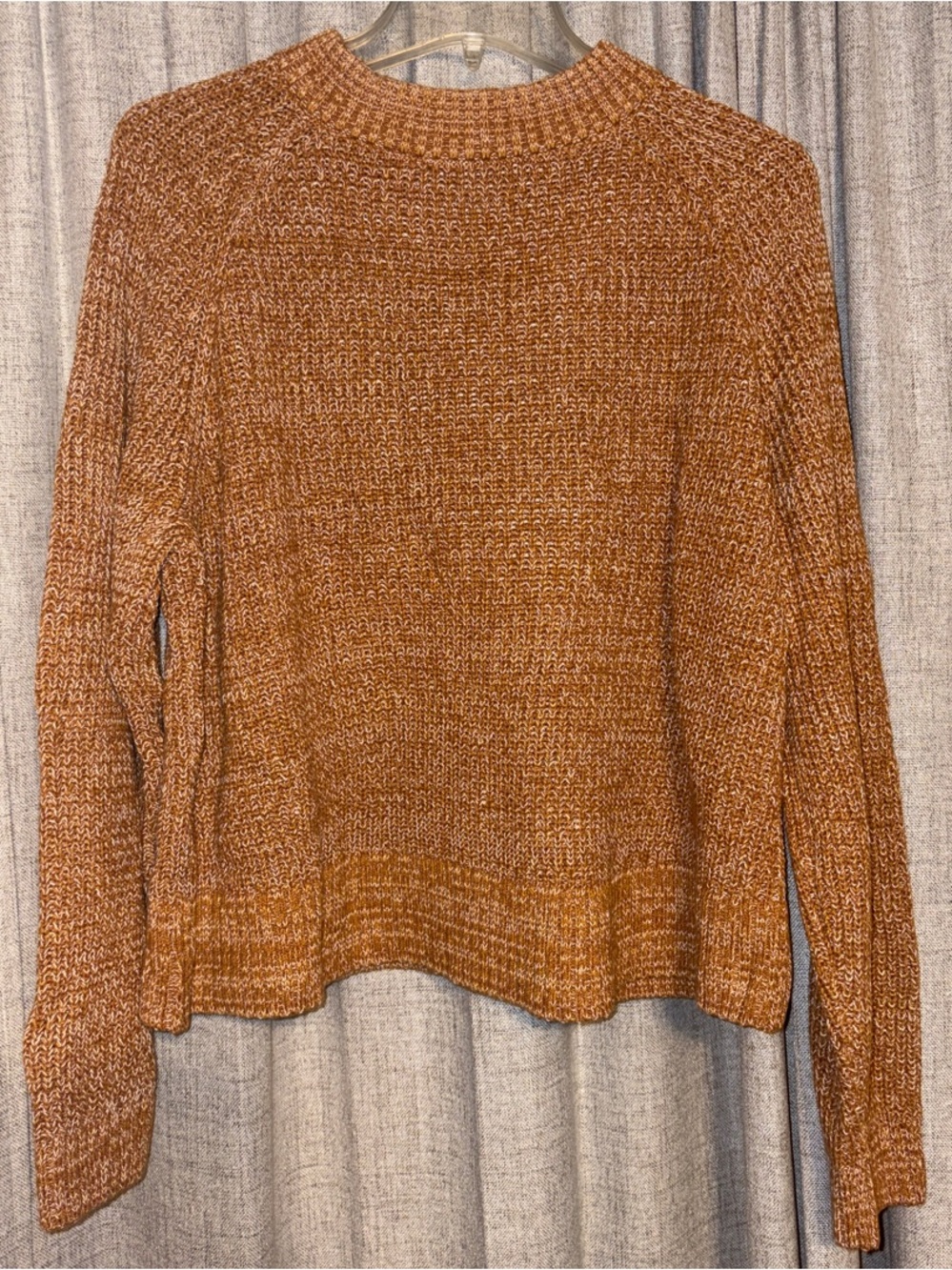 Old Navy Marled Camel/Tan Crewneck Sweater